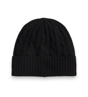 Polo Ralph Lauren Berretto in lana e cashmere nero