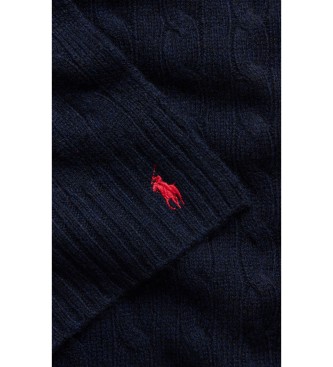 Polo Ralph Lauren Tørklæde i kashmir og marineblå uld