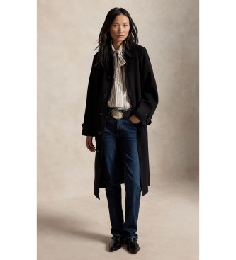 Polo Ralph Lauren Balma black wool coat