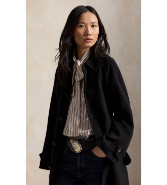 Polo Ralph Lauren Balma black wool coat