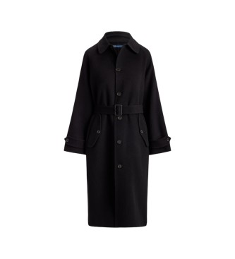 Polo Ralph Lauren Balma black wool coat