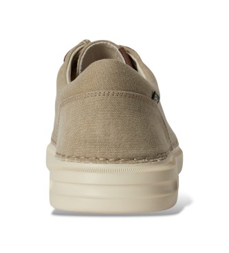 Polo Ralph Lauren RLite Mokassin-Turnschuhe aus beigem Canvas
