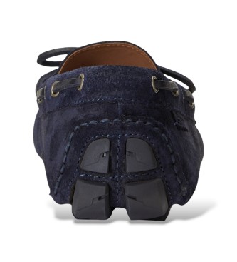 Polo Ralph Lauren Mokasine Anders iz semiša z mornarskimi čopki 