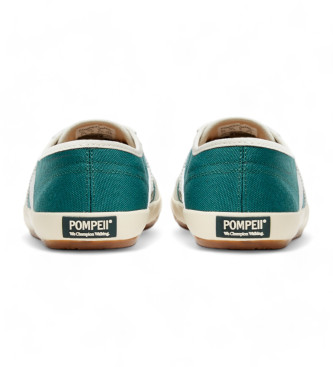 Pompeii Sneakers in pelle Canvas verde