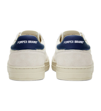 Pompeii Elan Ecru Jasper beige leather slippers