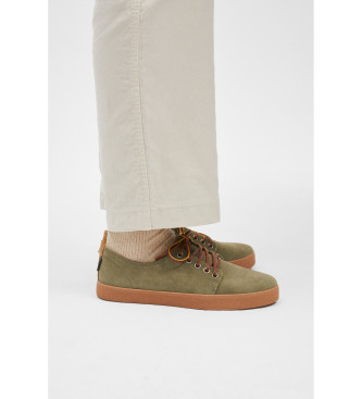 Pompeii Higby Hydro green leather shoes
