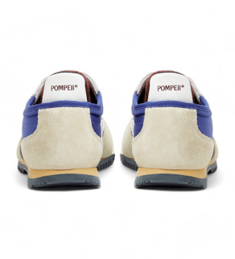 Pompeii Sapatos de couro Retro Multi Raisin azul