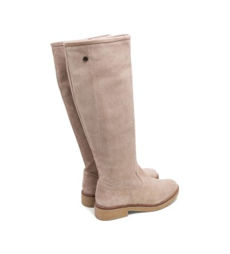 Porronet Bottes en cuir Vega beige