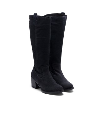 Porronet Jimae - Bottes en cuir zippes - noir