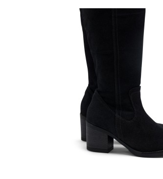 Porronet Jimae - Bottes en cuir zippes - noir