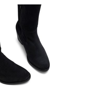 Porronet Jimae - Bottes en cuir zippes - noir