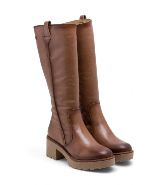 Porronet Bottes en cuir Mayra marron