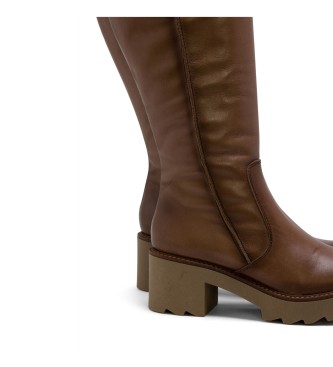 Porronet Bottes en cuir Mayra marron