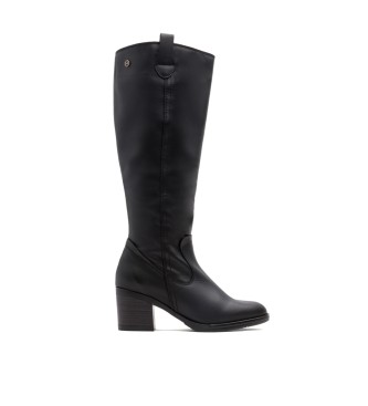 Porronet Jemma Zippered Leather Boots noir