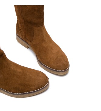 porronet Brown Vanessa Leather Boots