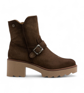 Porronet Bottines en cuir Mar marron