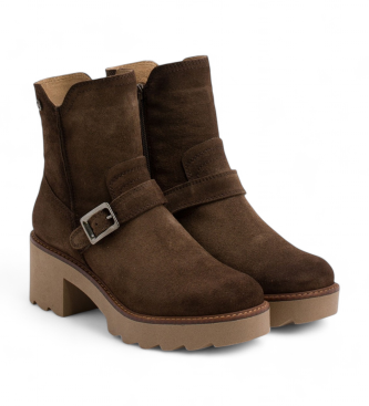 Porronet Bottines en cuir Mar marron