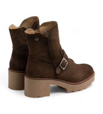 Porronet Bottines en cuir Mar marron