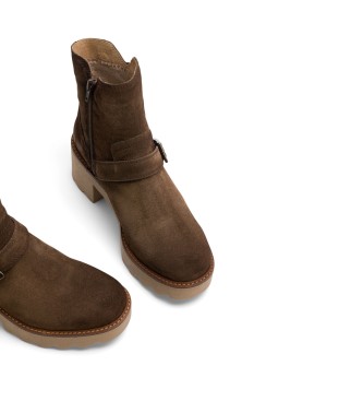 Porronet Bottines en cuir Mar marron