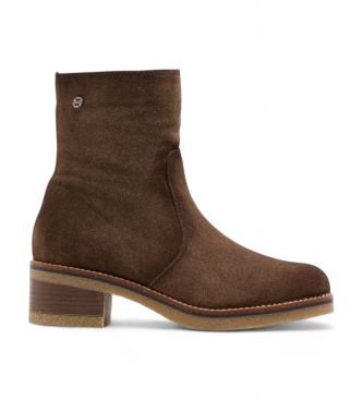 Porronet Bottines en cuir Giunia marron