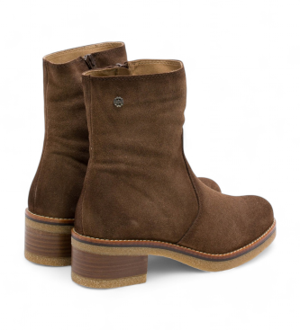 Porronet Bottines en cuir Giunia marron