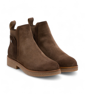 Porronet Bottines en cuir Danna marron