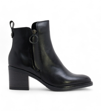 Porronet Jaela Leather Ankle Boots preto