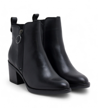 Porronet Jaela Leather Ankle Boots preto