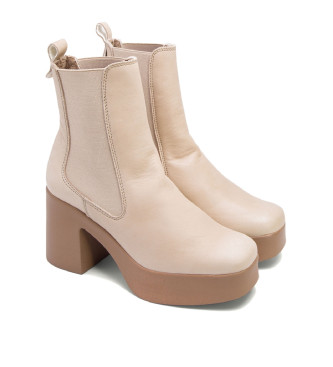 Porronet Bottines  talons lastiques Laura taupe