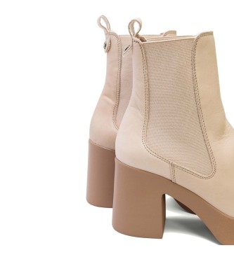 Porronet Stiefelette mit elastischen Abstzen Laura taupe