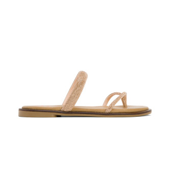 Porronet Cali Leren Sandalen brons