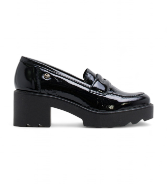 Porronet Mocassins en cuir Maddy noir