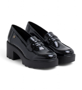 Porronet Mocassins en cuir Maddy noir