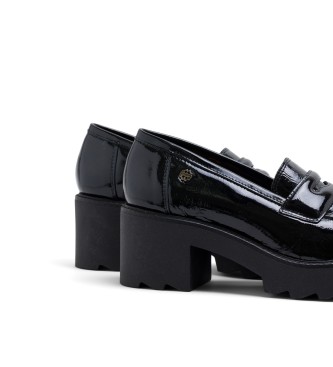 Porronet Mocassins en cuir Maddy noir