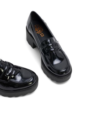 Porronet Mocassins en cuir Maddy noir