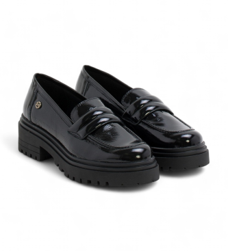 Porronet Mocassins en cuir Faye noir