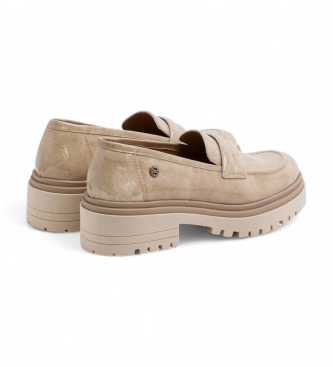 Porronet Mocasines de Piel Faye beige