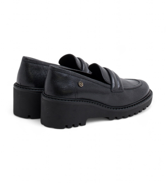 Porronet Mocassins en cuir Lari noir