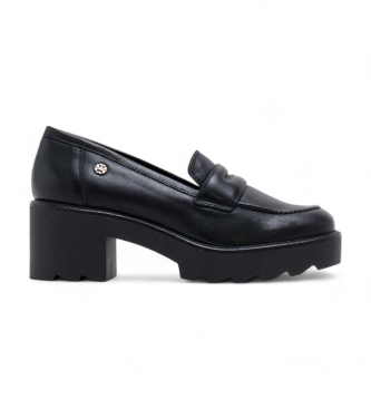 Porronet Mocassins en cuir Mabel noir