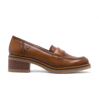 Porronet Mocassins en cuir Garazi marron