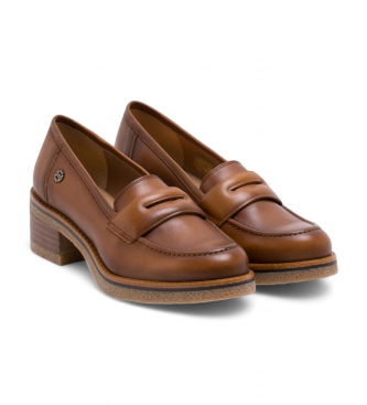 Porronet Brown Garazi Leather Moccasins