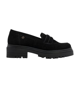 Porronet Mocassins en cuir Febe noir