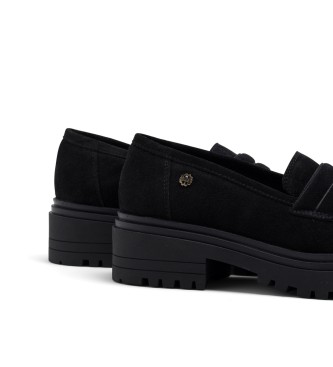 Porronet Mocassins en cuir Febe noir