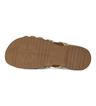 Porronet Leather sandals 3017 gold