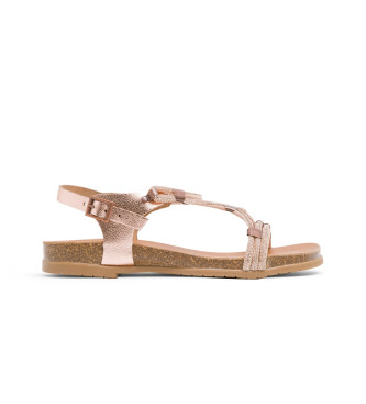 Porronet Demi pink leather sandals