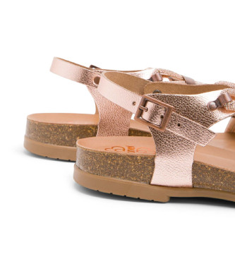 Porronet Demi pink leather sandals
