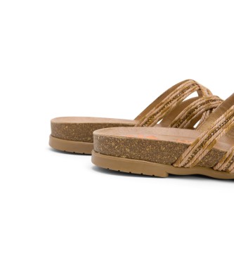 porronet Brown Dafne sandals