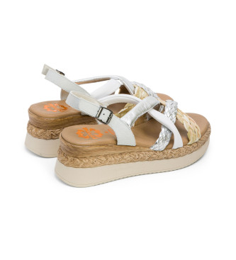 porronet Sandaler Flavia silver -Hjd kil 5,5cm- -Sandalias Flavia plataado -Hjd kil 5,5cm- -Sandalias Flavia plata 