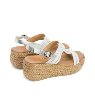 Porronet Sandalen Gala wit -Hoogte sleehak 6cm