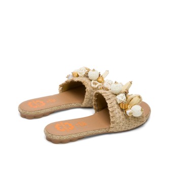 porronet Anna beige sandalen